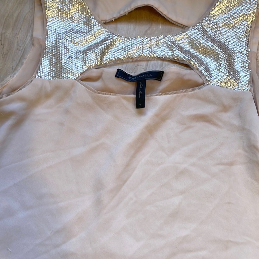 Bcbg sequined top